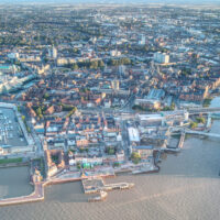 Kingston-upon-Hull waterfront & marina